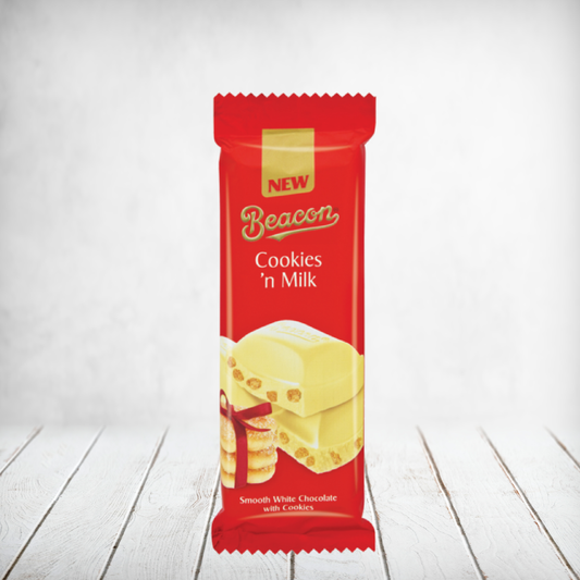 Beacon Heavenly Cookies & Milk Slab 80g