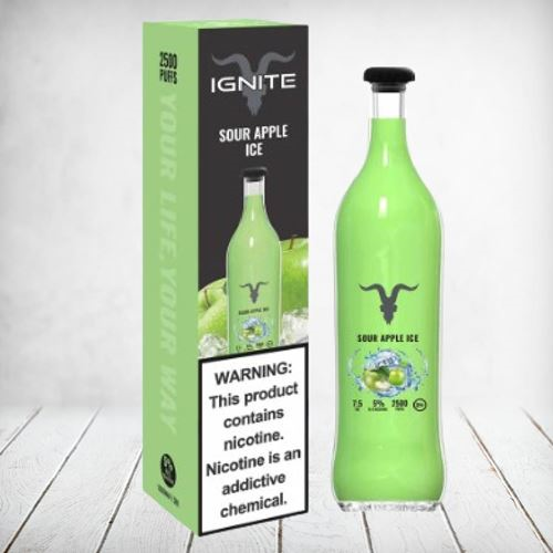 Ignite Sour Apple 2500 Puffs