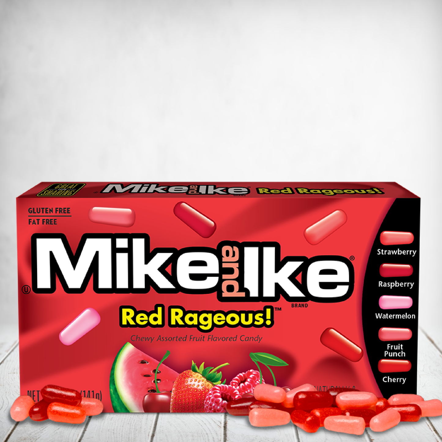 Mike & Ike - Red Rageous 141g
