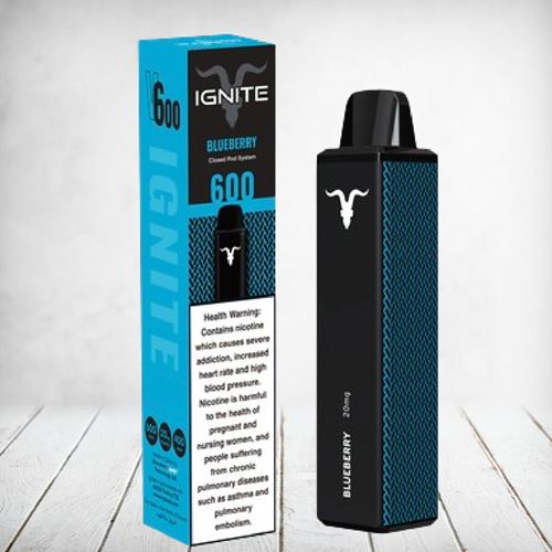 Ignite Blueberry Ice 600 Puffs