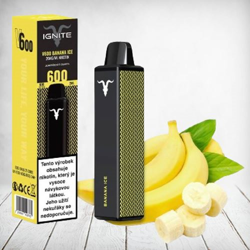 Ignite Banana Ice 600 Puffs