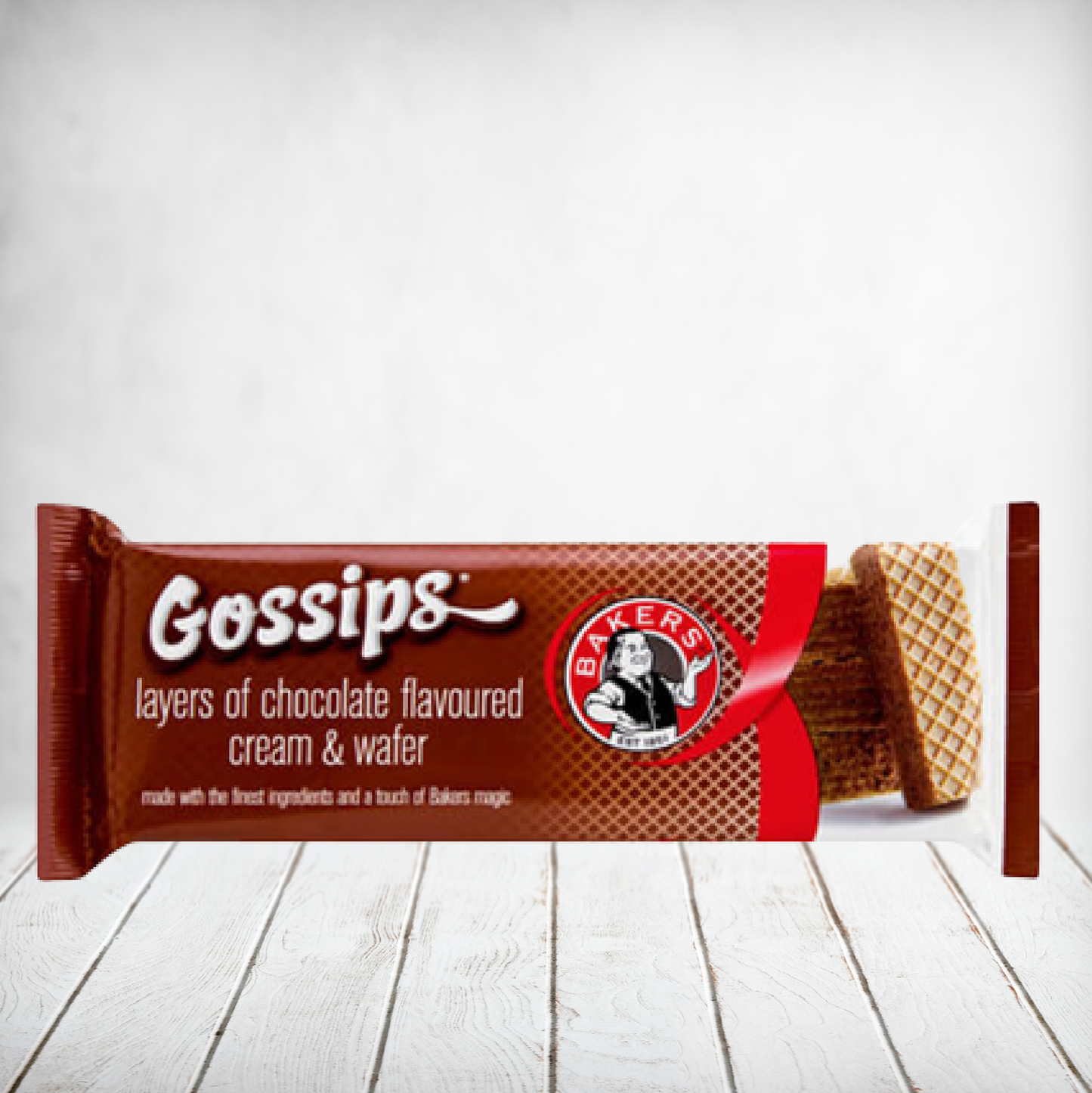 Bakers Gossips Wafers Choc 100g
