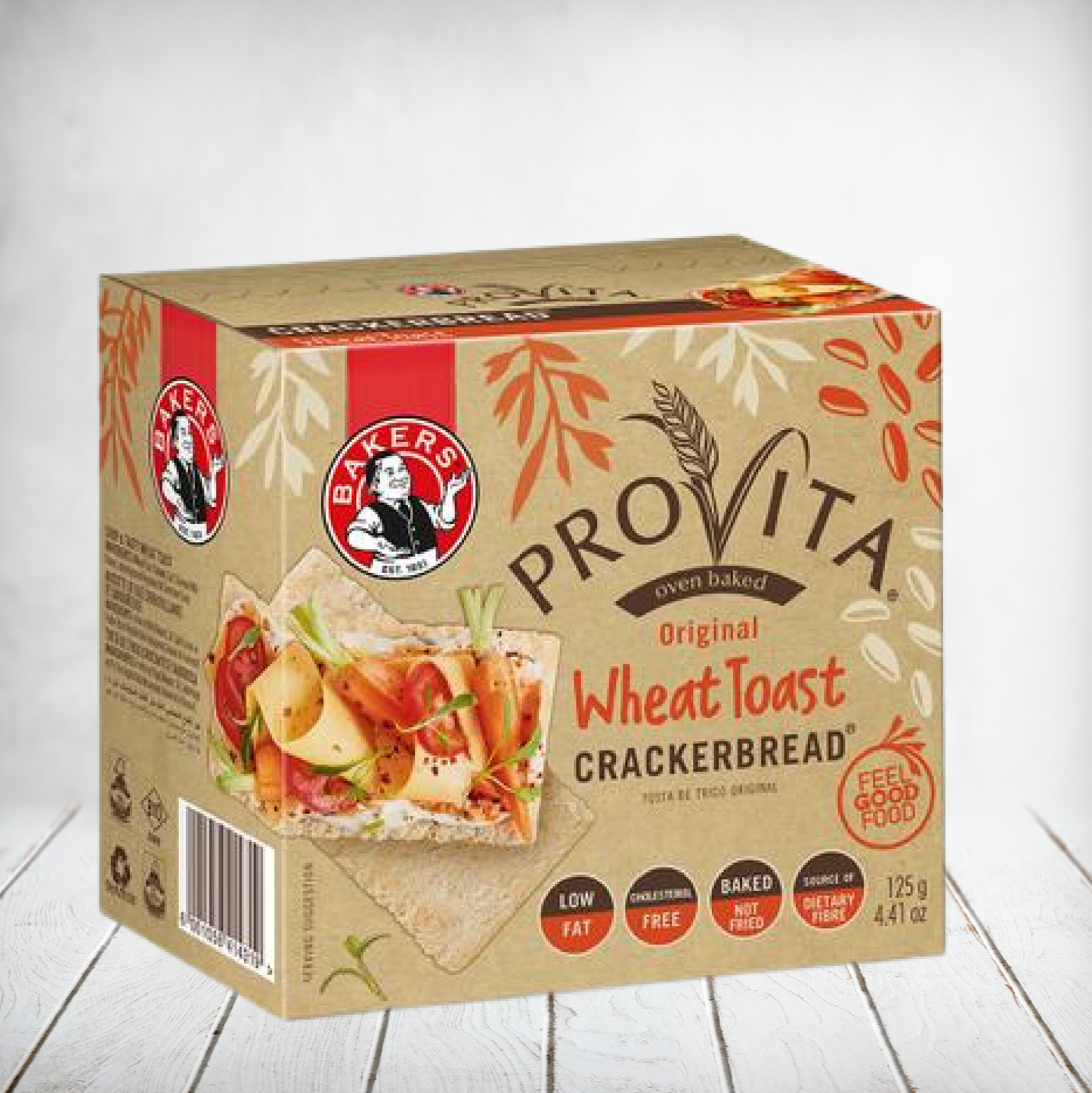 Provita Wheat Toast Crackerbread 125g