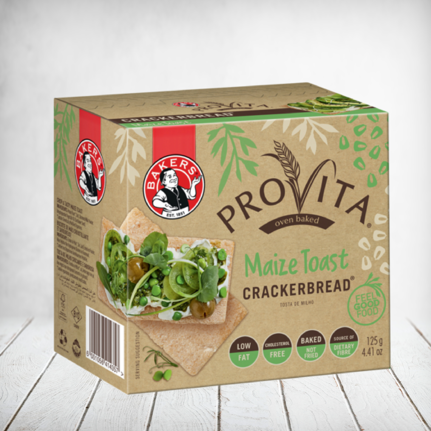 Provita Maize Toast Crackerbread 125g