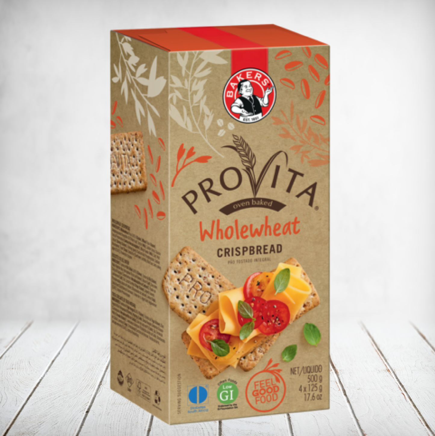 Provita Wholewheat CrispBread 500g