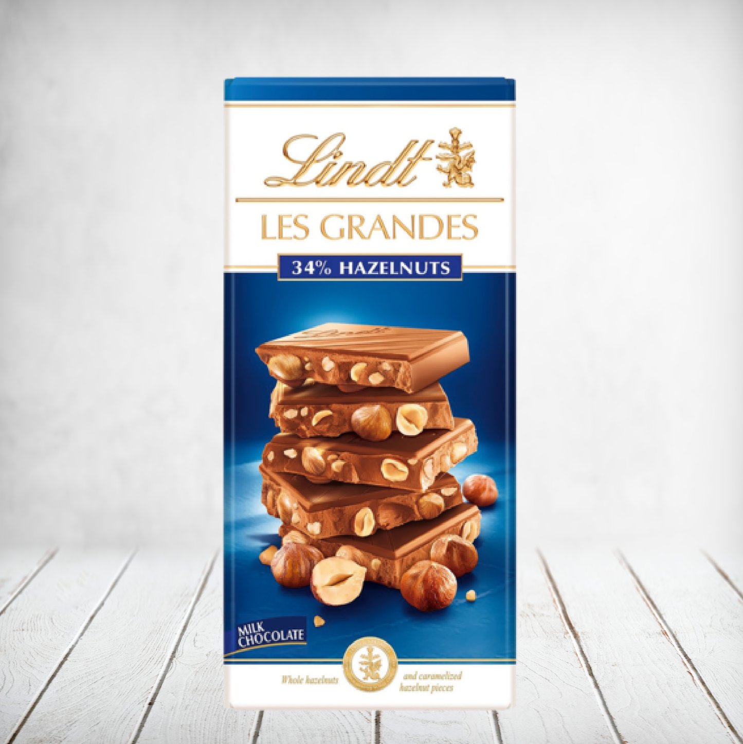 Lindt Les Grandes Hazelnut Slab 150g