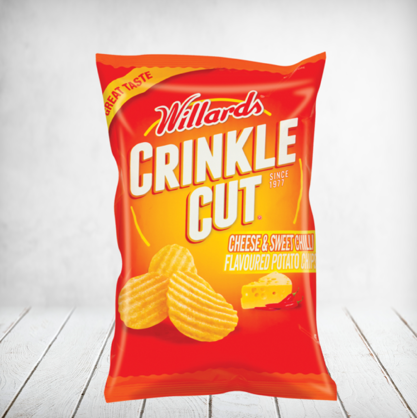 Willards Crinkle Cut Cheese & Sweet Chilli 125g