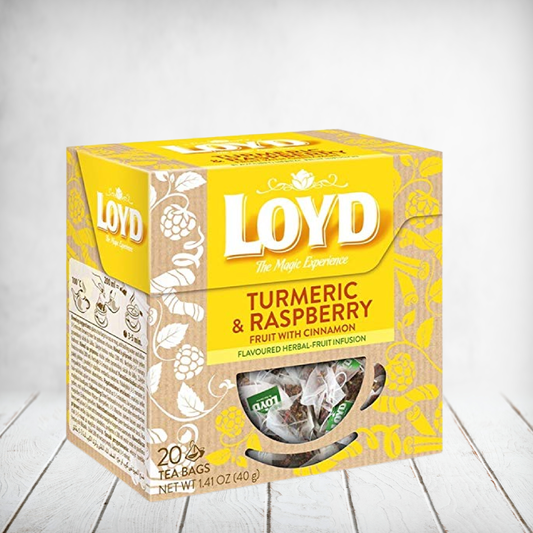 Loyd Turmeric & Raspberry Tea 20s