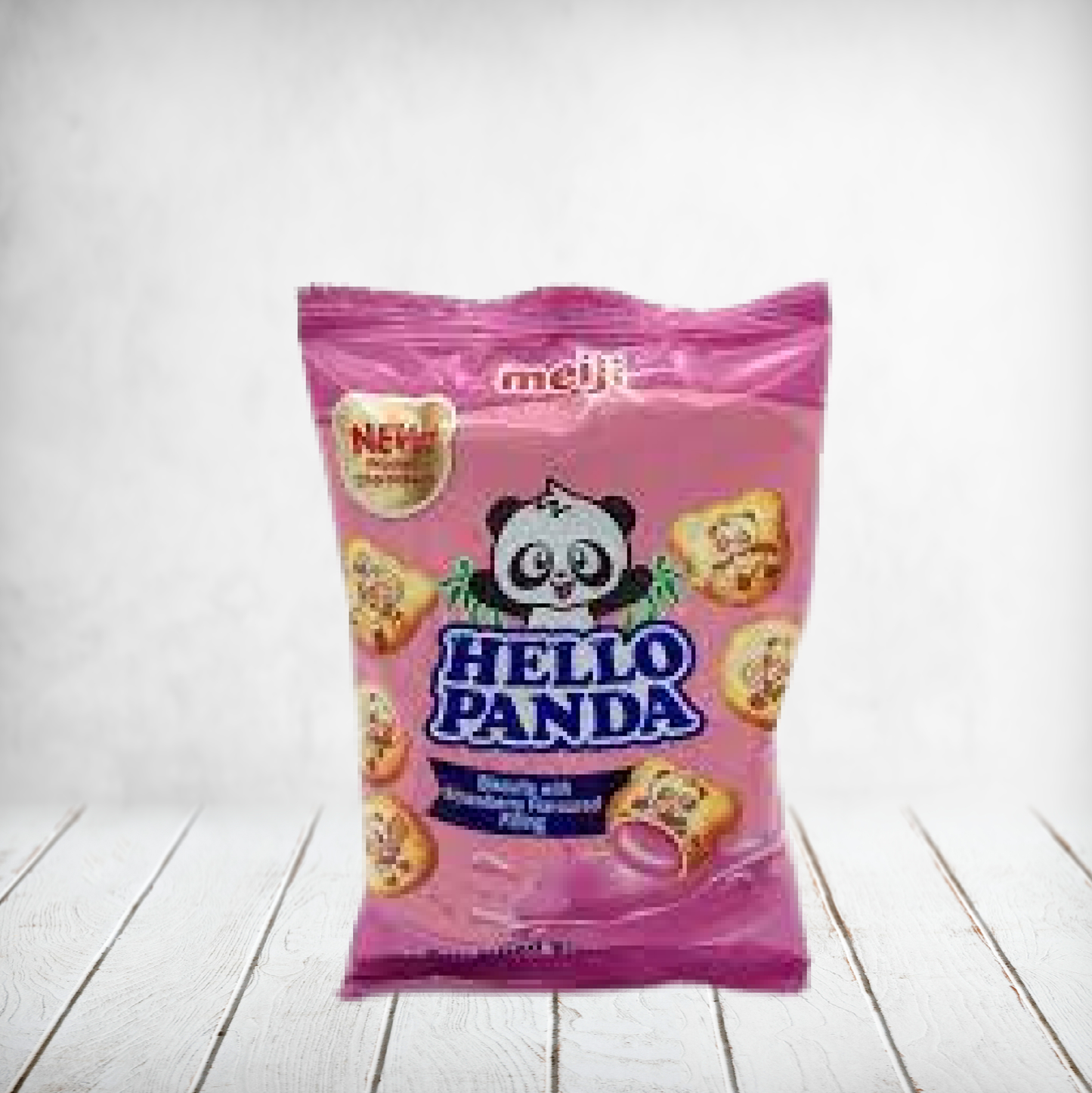 Hello Panda Strawberry Filled Biscuits 35g