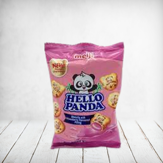 Hello Panda Strawberry Filled Biscuits 35g
