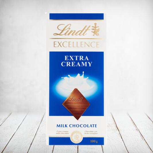 Lindt Slab Excellence Milk Extra Creamy 100g