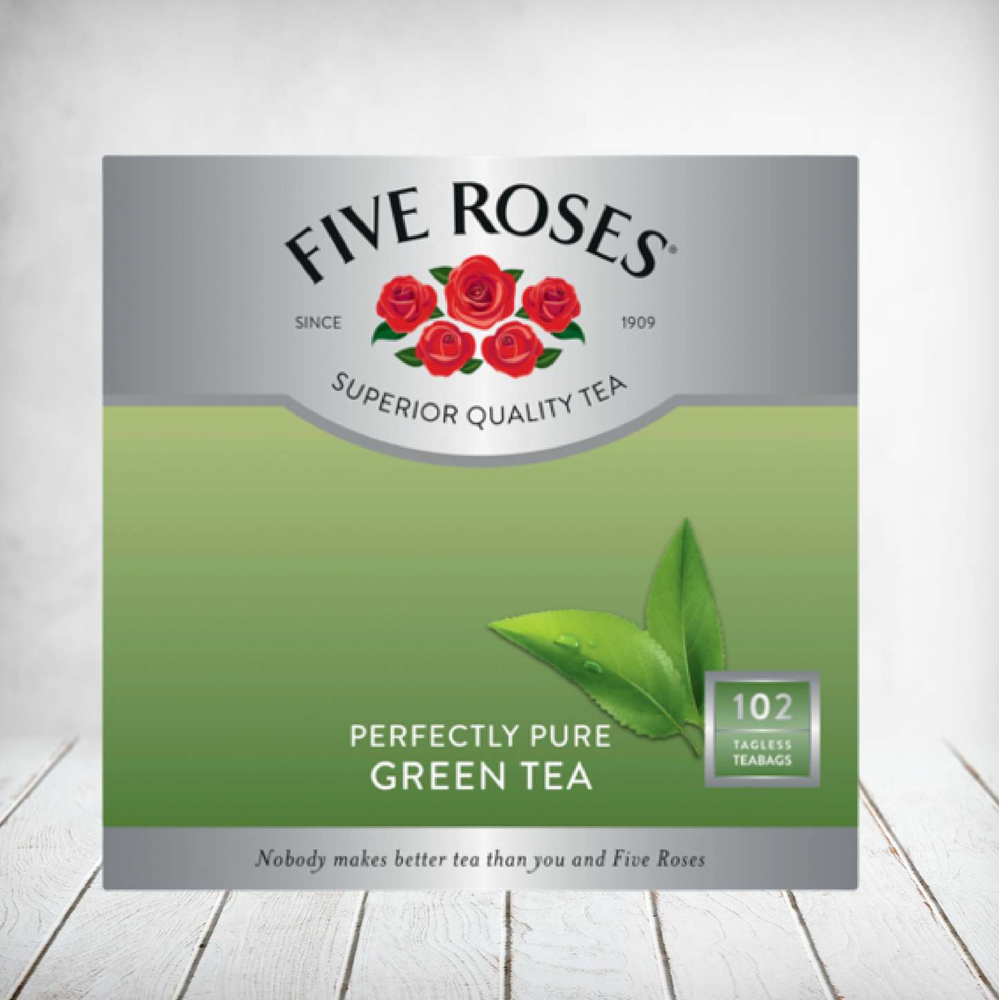 Five Roses Green Tea Teabags 102s