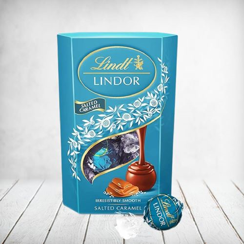 Lindt Lindor Cornet Salted Caramel 200g