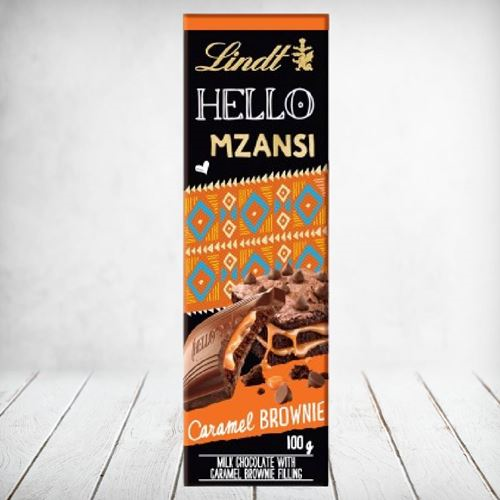 Lindt Hello Caramel Brownie 100g Slab