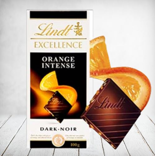 Lindt Slab Excellence Orange Intense 100g