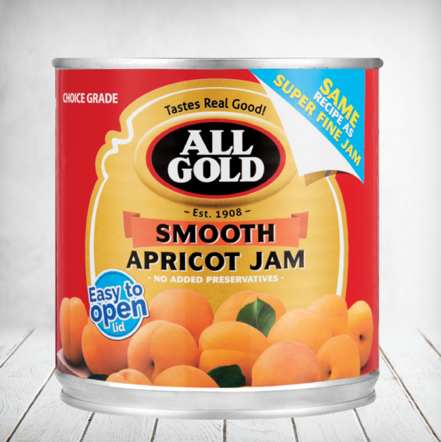 All Gold Smooth Apricot Jam 900g