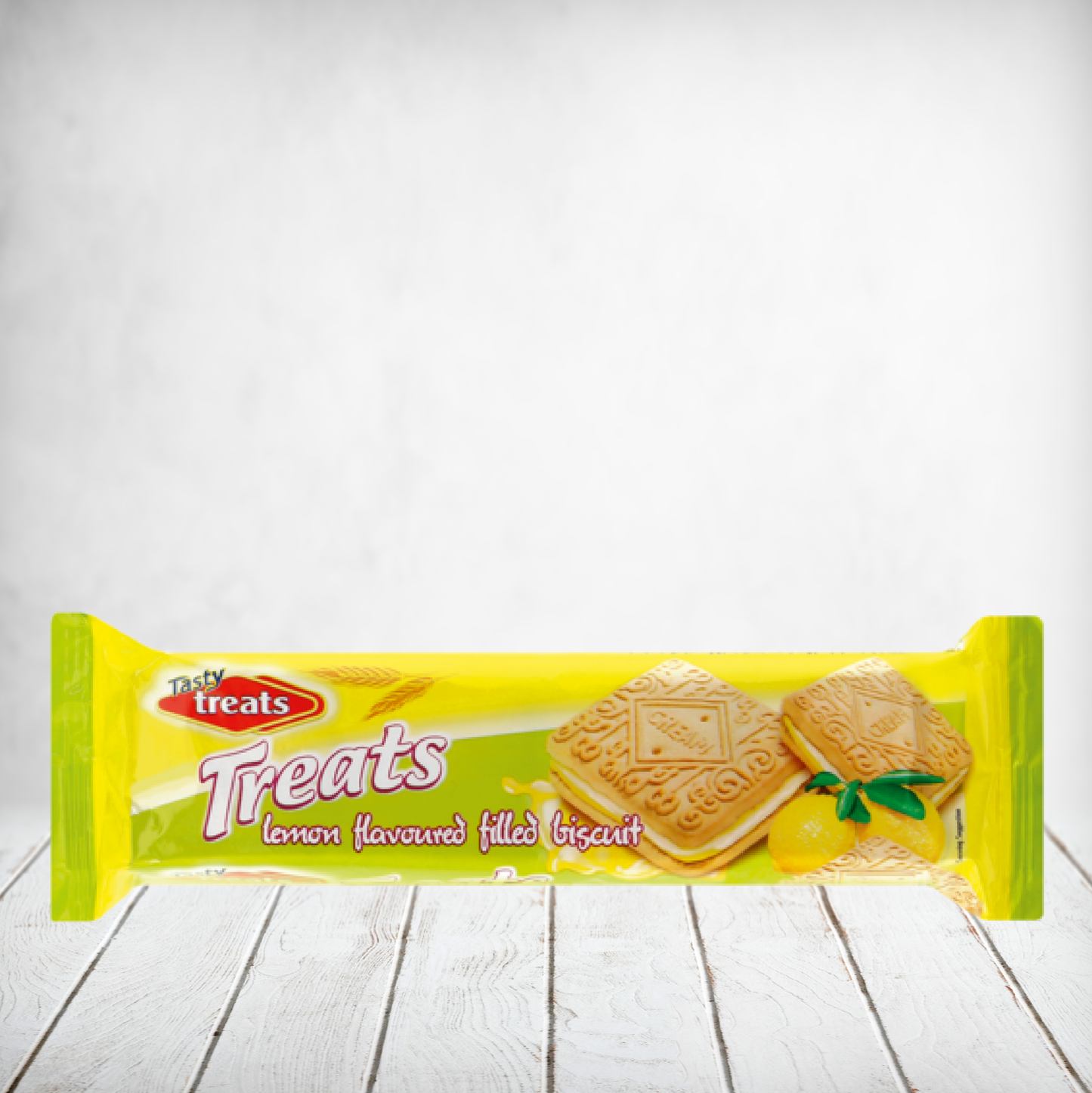Tasty Treats Lemon Cream Cookies 80g