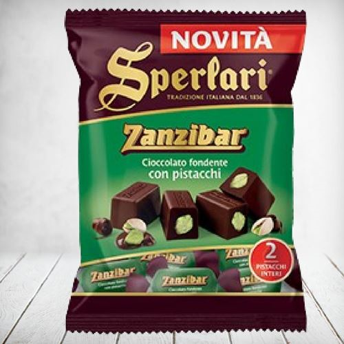 Zanzibar Dark Choc Pistachio 117g