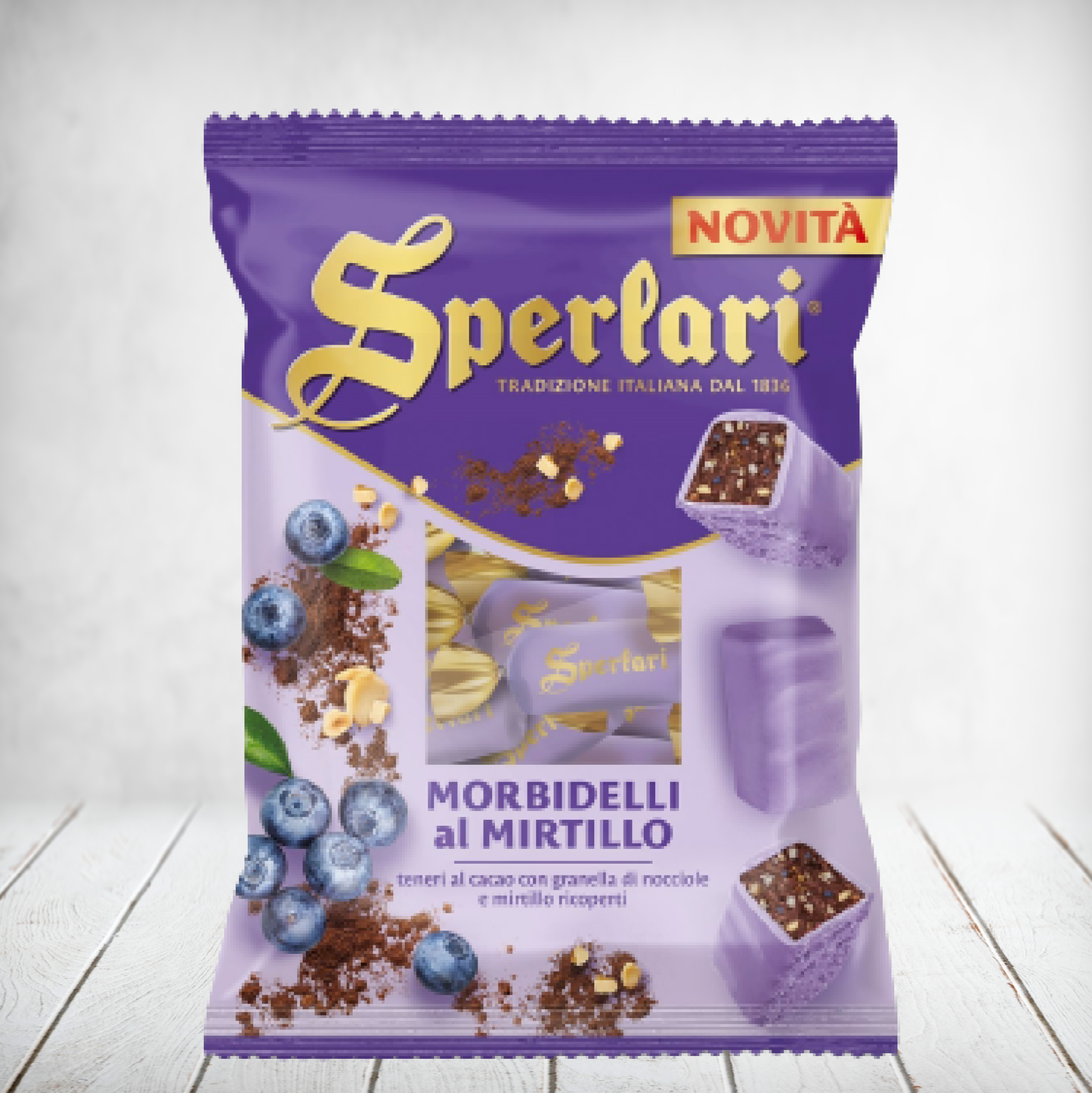 Sperlari Soft Nougat Hazelnut Blueberry 117g