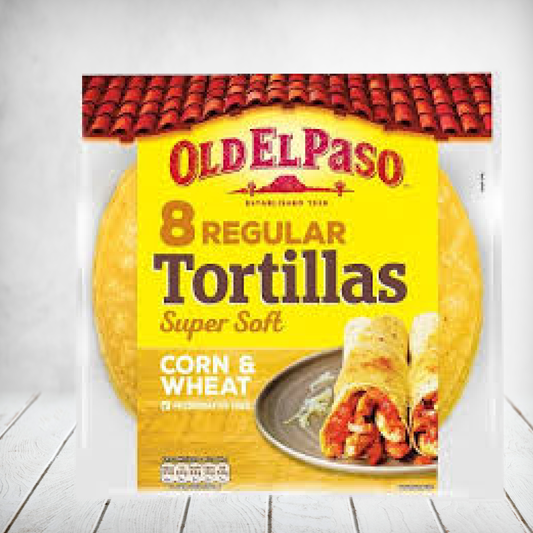 Old El Paso Tortilla Corn & Wheat 335g