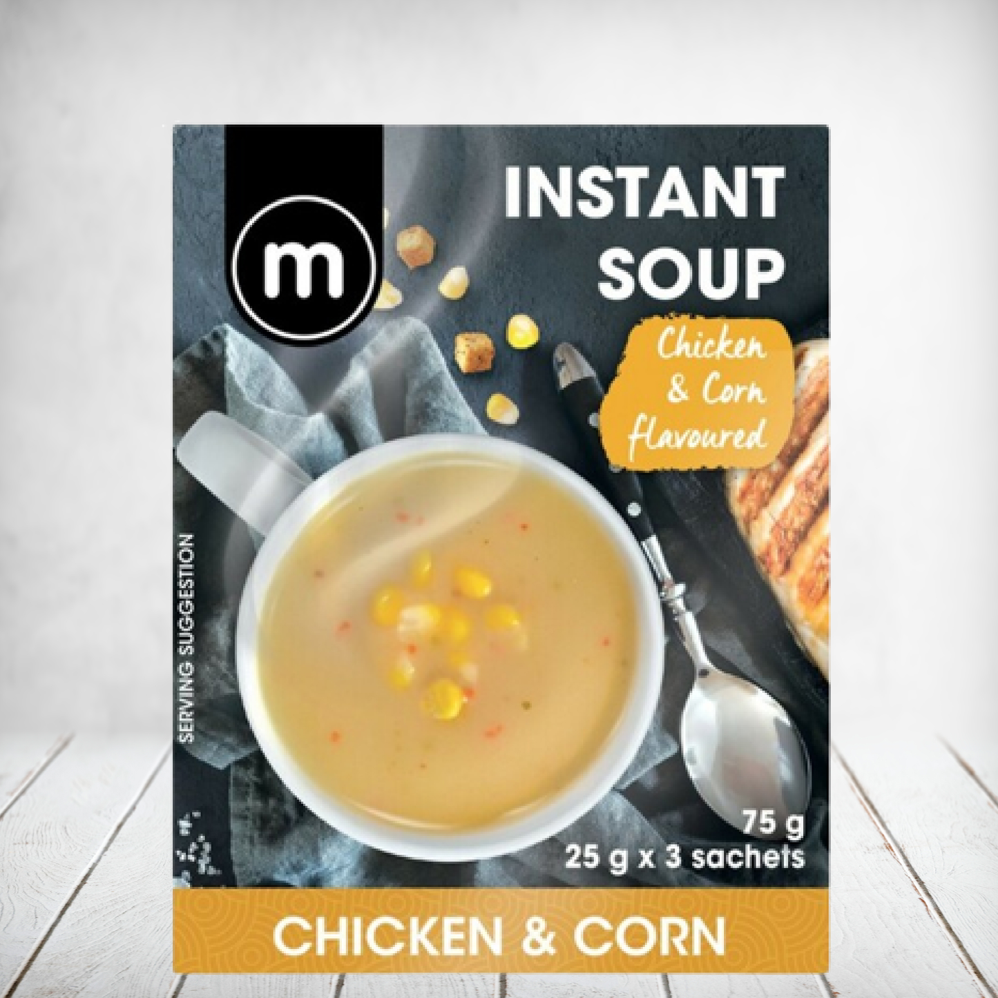 Makro Chicken & Corn Soup 75g