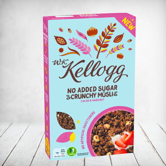 Kellogg No Added Sugar Cacao & Hazelnut Muesli 400g