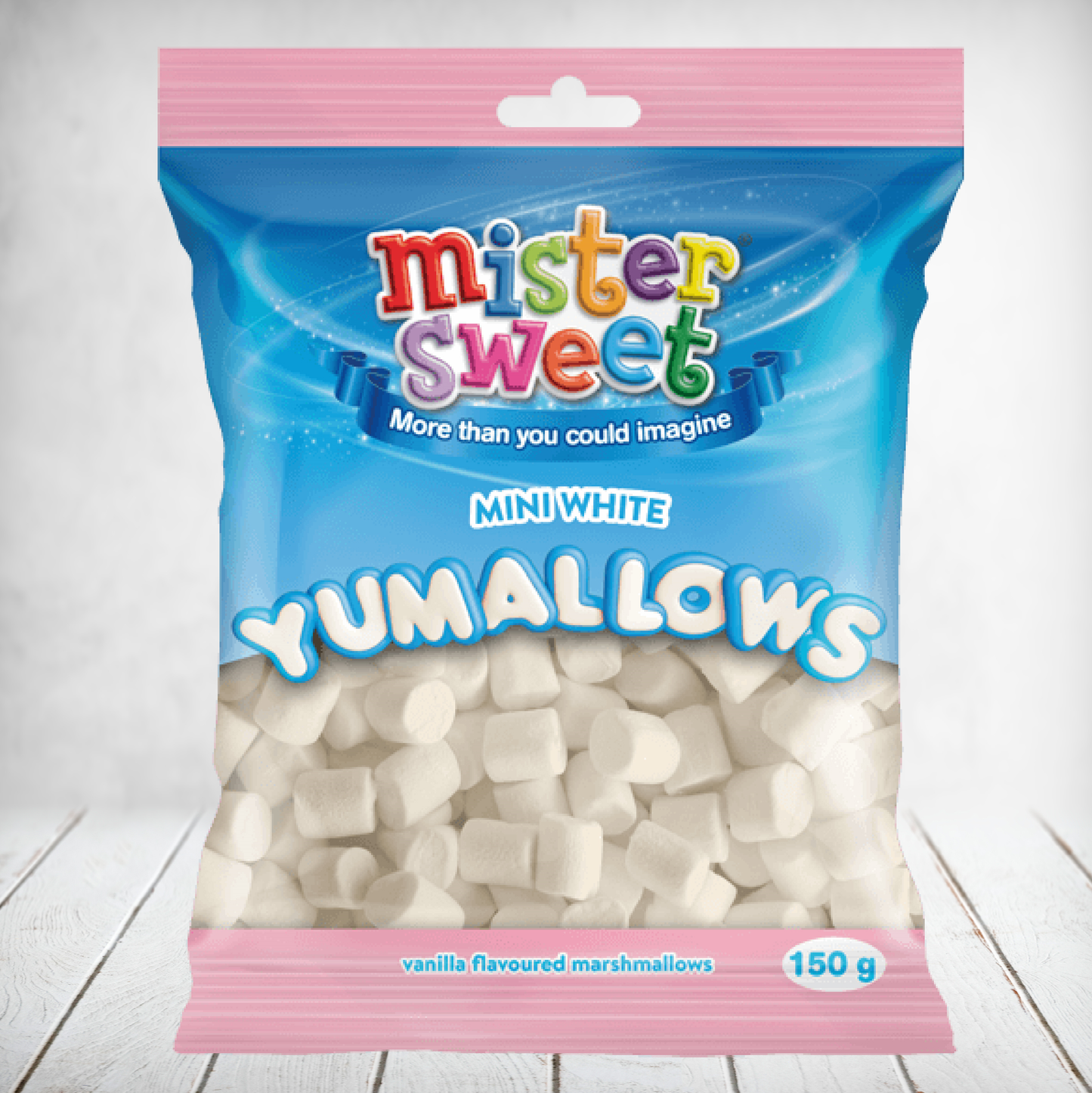 Mister Sweet Mini White Yumallows 150g