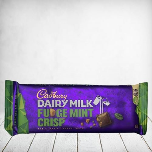 Cadbury Fudge Mint Crisp 150g
