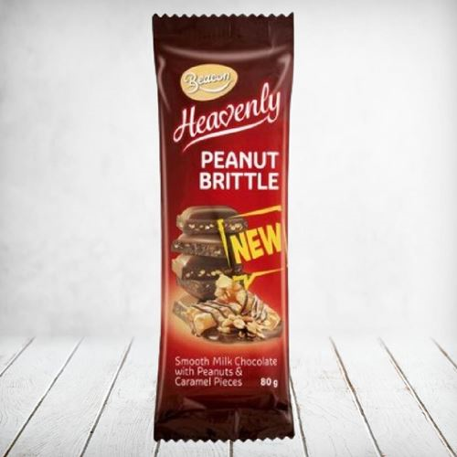 Beacon Slab Milk Chocolate Peanut Brittle 80g