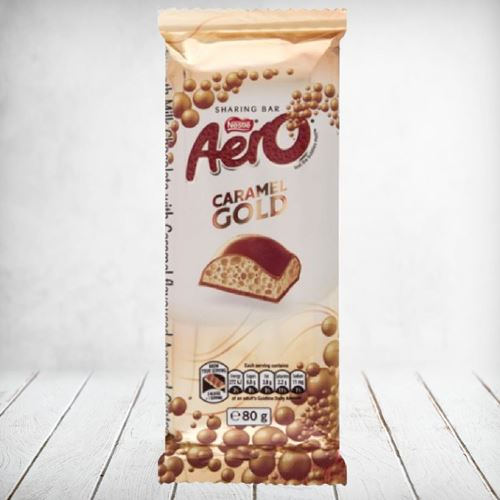 Nestle Aero Caramel Gold Slab 80g