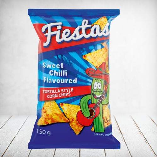 Fiestas Sweet Chilli Chips 150g