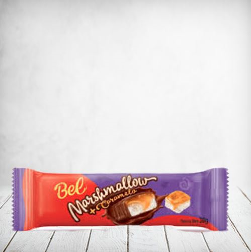 Bel Marshmallow Caramello Choc Bar 30g
