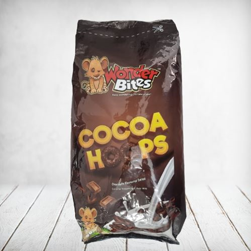 Wonder Bites Cocoa Hoops 500g