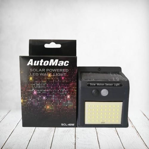 Solar Powered LED Wall Light