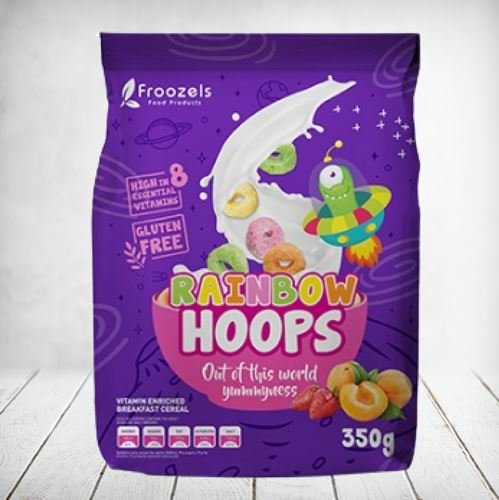 Froozels Rainbow Hoops 350g