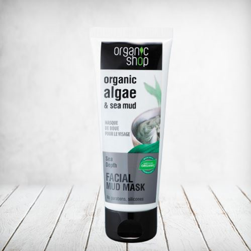 Organic Shop Facial Mud Mask Algae Sea Mud 75m