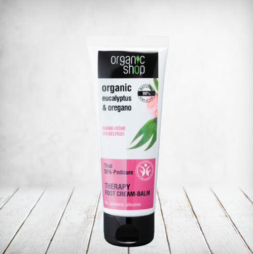 Organic Shop Foot Cream-Balm Eucalyptus Oregano 75ml