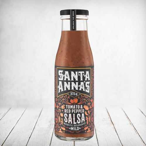 Santa Annas Tomato & Red Pepper Salsa - Mild 375g