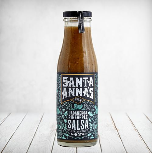 Santa Annas Habanero & Pineapple Salsa - Hot 375g