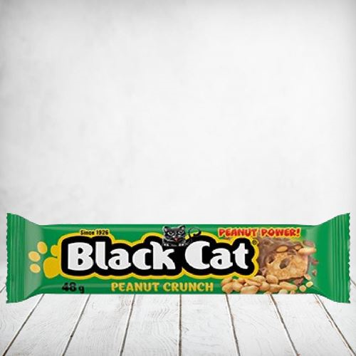 Black Cat Chocolate Bar Peanut Crunch 48g