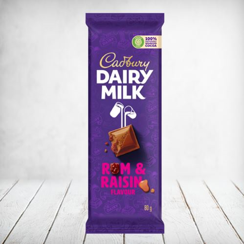 Cadbury Rum & Raisin 80g