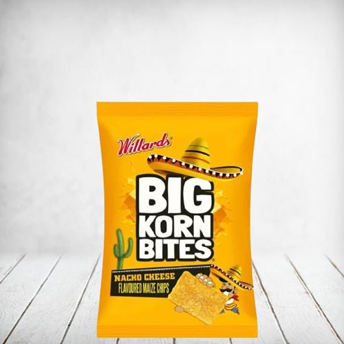 Willards Big Korn Bites Nachos Cheese 50g