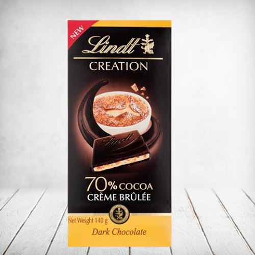 Lindt Creation 70 Dark Creme Brulee 140g