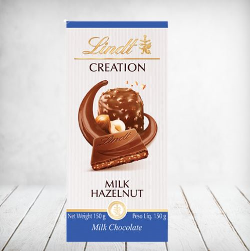 Lindt Creation Milk Hazelnut 150g