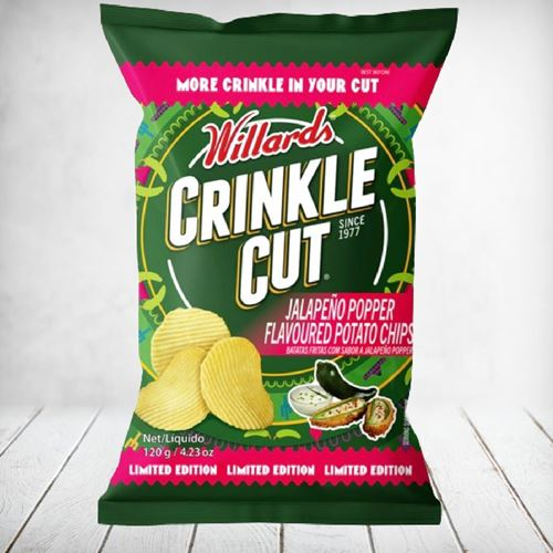 Willards Crinkle Cut Jalapeno Popper 120g
