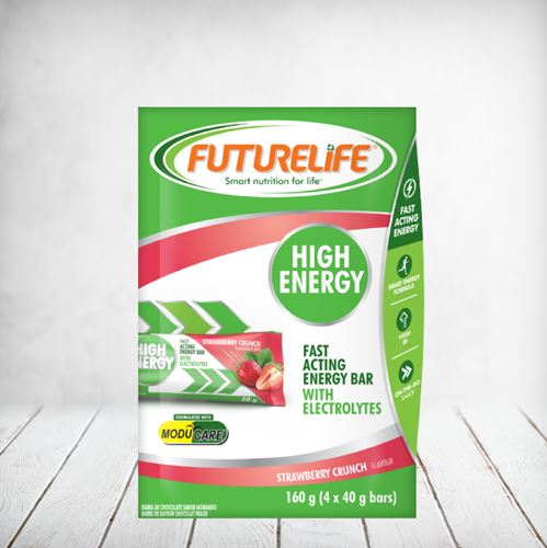 FutureLife High Energy Strawberry - Smart Bar 40g 4pack