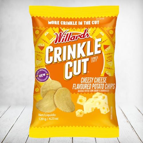 Willards Crinkle Cut Cheese 120g