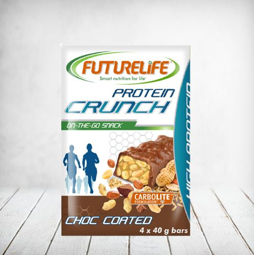 FutureLife Protein Crunch - Choc 40g 4pack