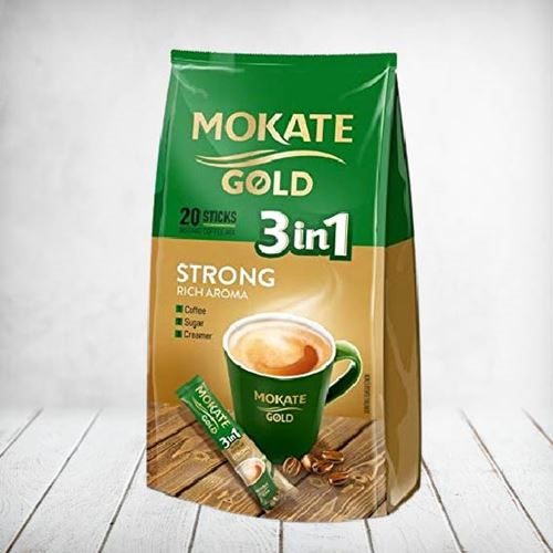 Mokate Gold 2in1 Strong Instant Coffee 20x20g