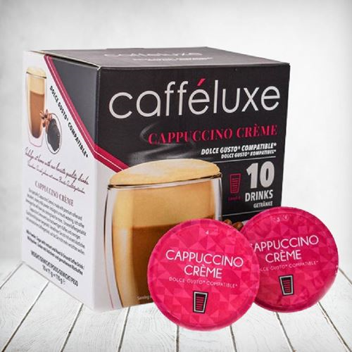 Caffeluxe Cappuccino Dulce Gusto Pods 8s